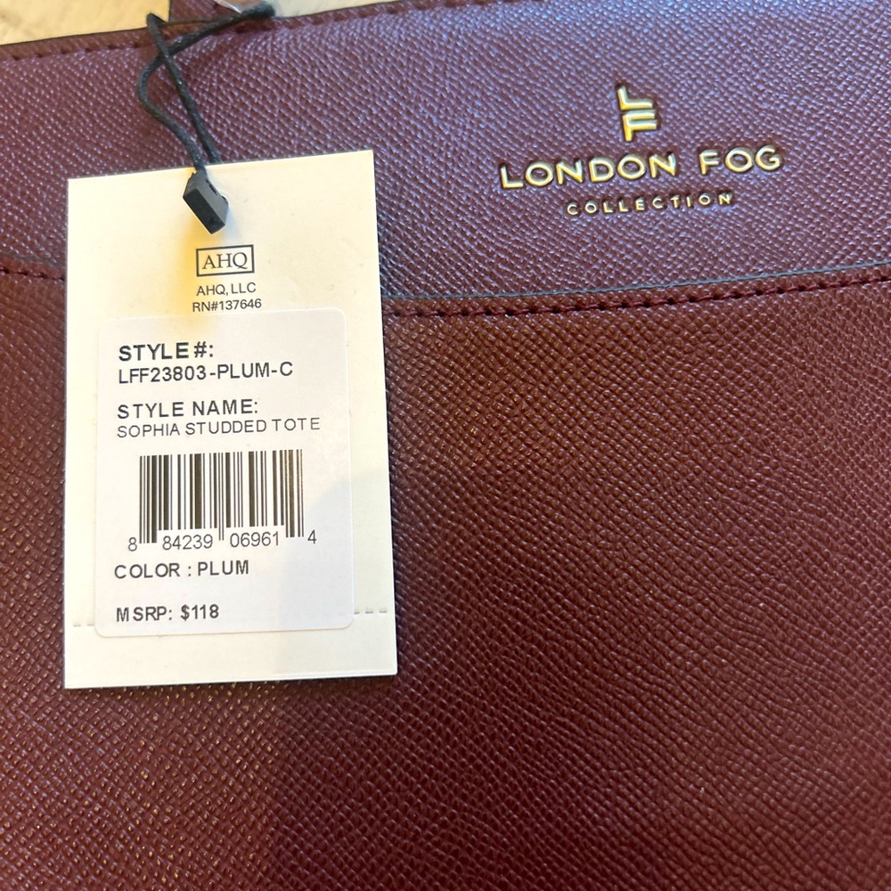 London Fog book bag